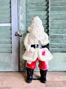 Beautifully Faded Vintage Santa Blow Mold