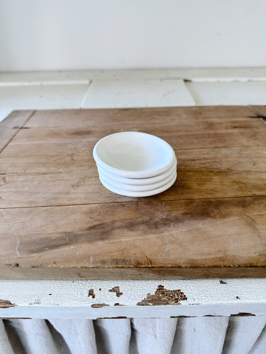 Collection of Four Chunky Restaurant Ware Butter Pats