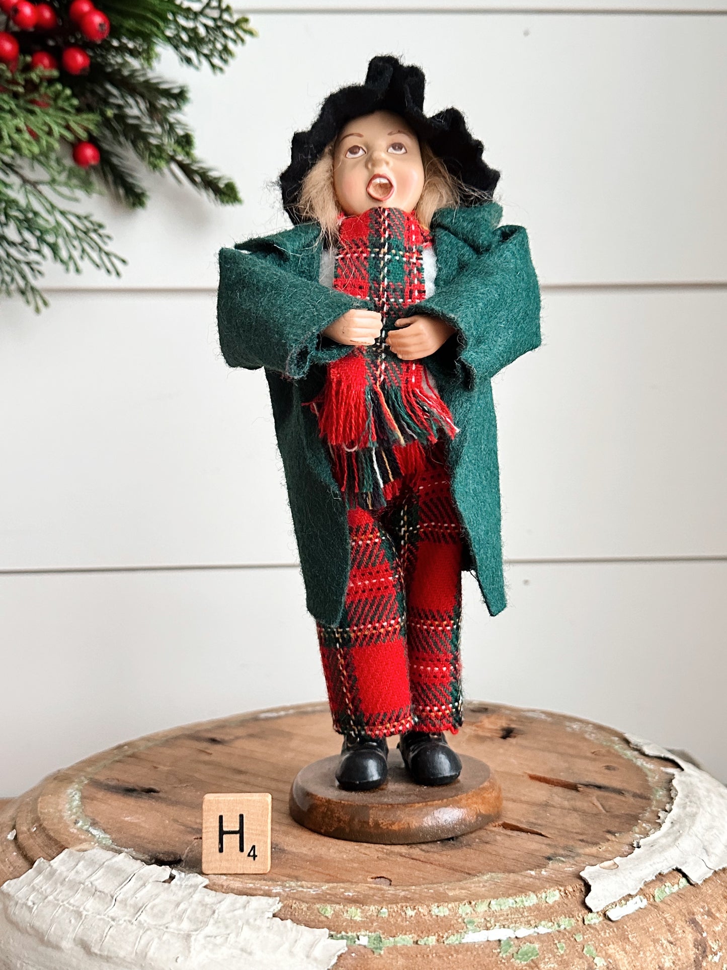 Vintage Victorian Style Caroler