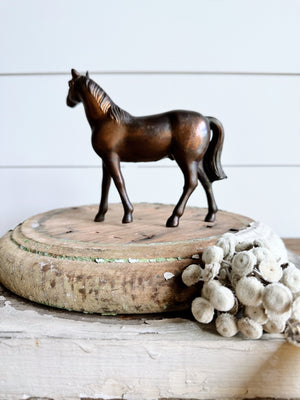 Vintage Bronze Horse
