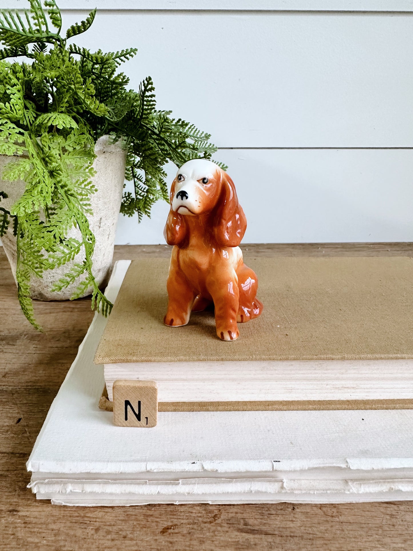 Vintage Cocker Spaniel Figurine