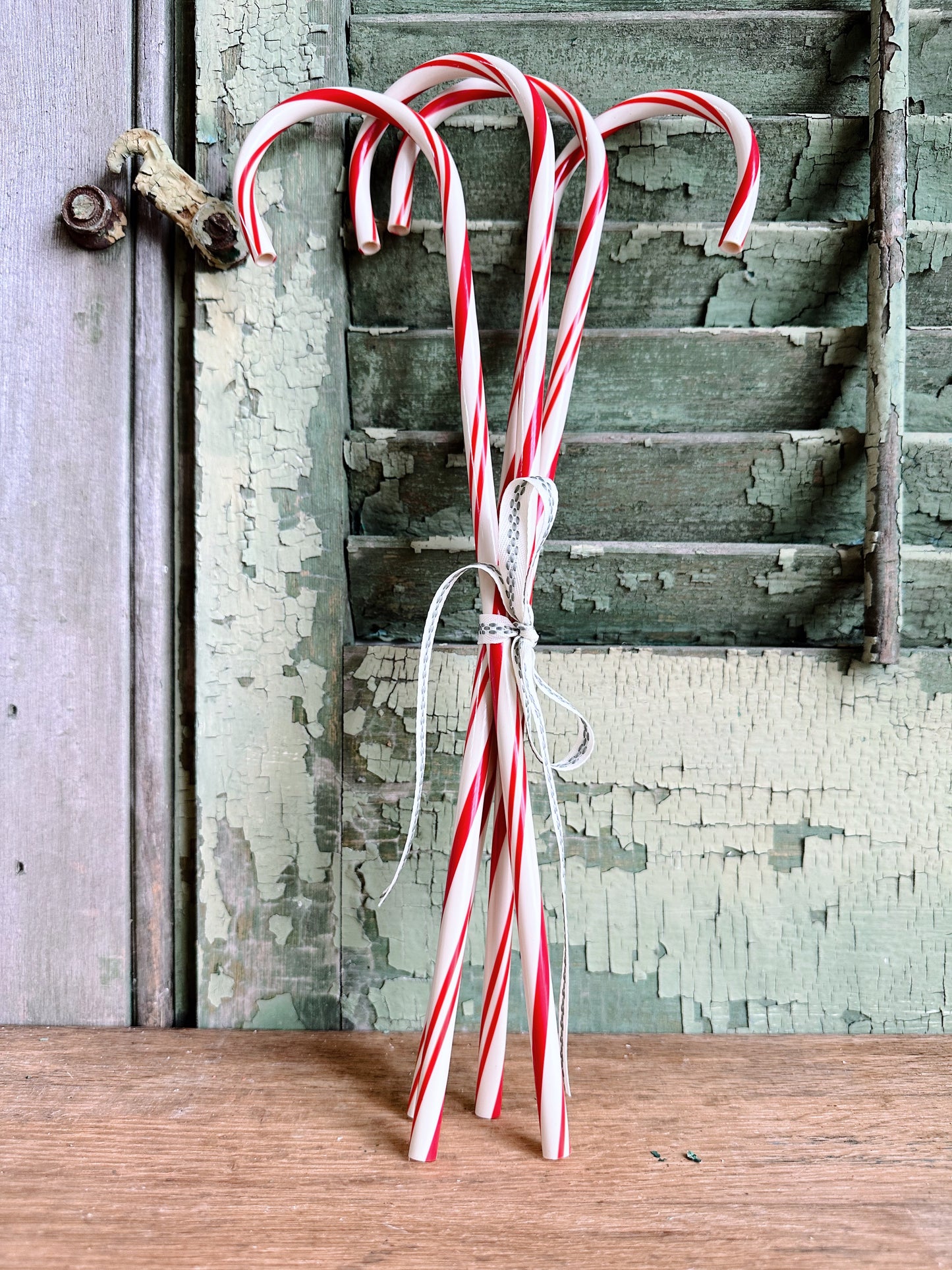 Collection of Four Vintage Candy Canes