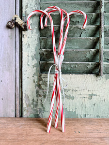 Collection of Four Vintage Candy Canes