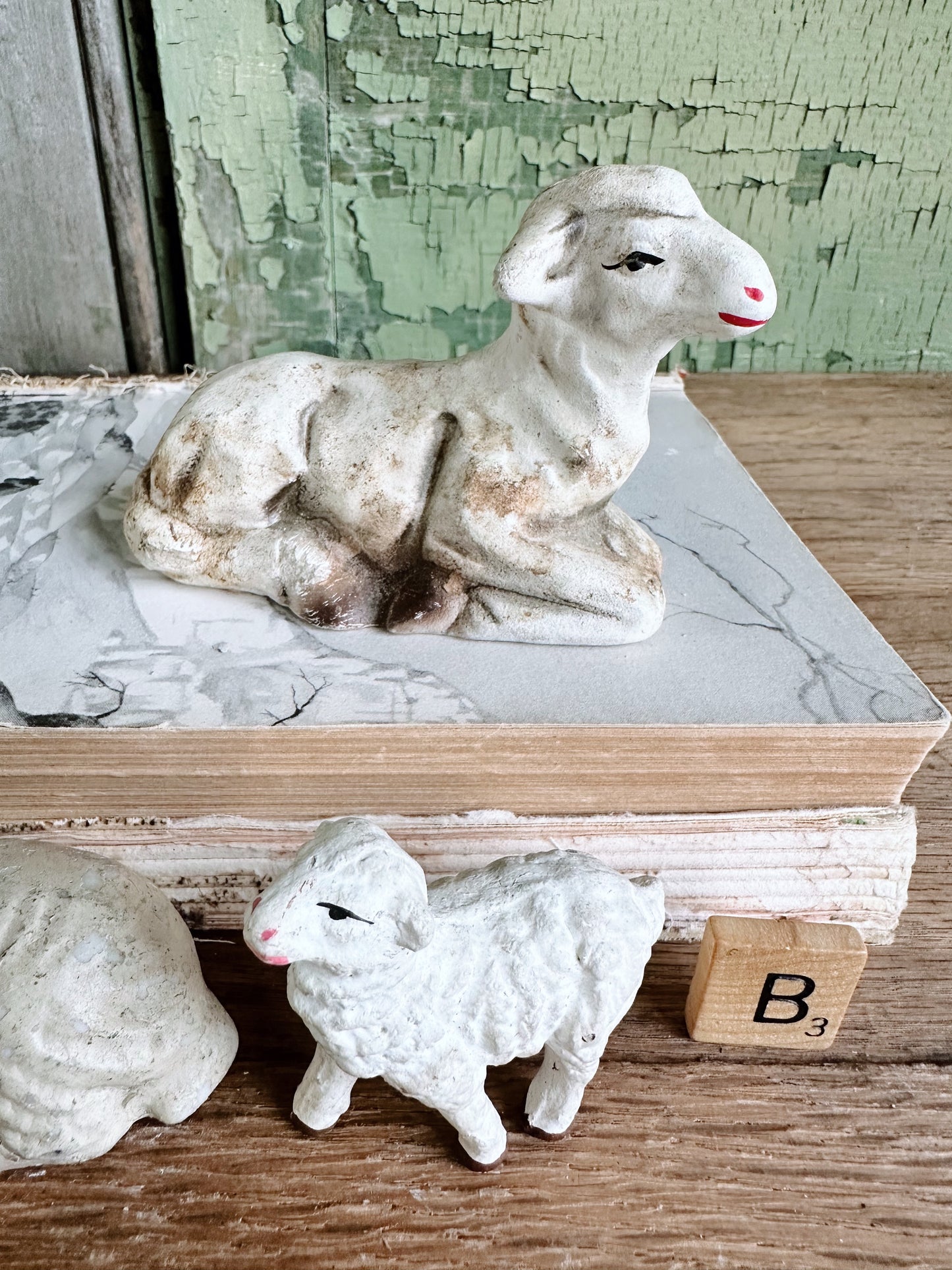 Collection of Three Vintage Sheep