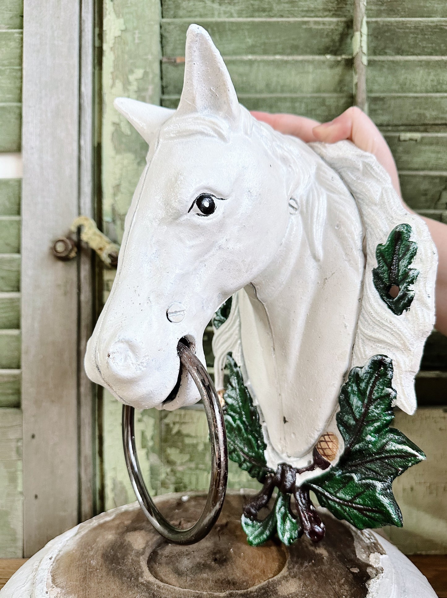 Vintage Cast Iron Horse Wall Hanging/Bust