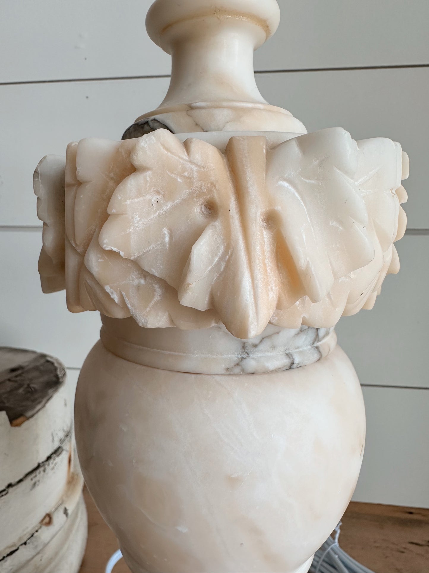 Vintage Alabaster Lamp