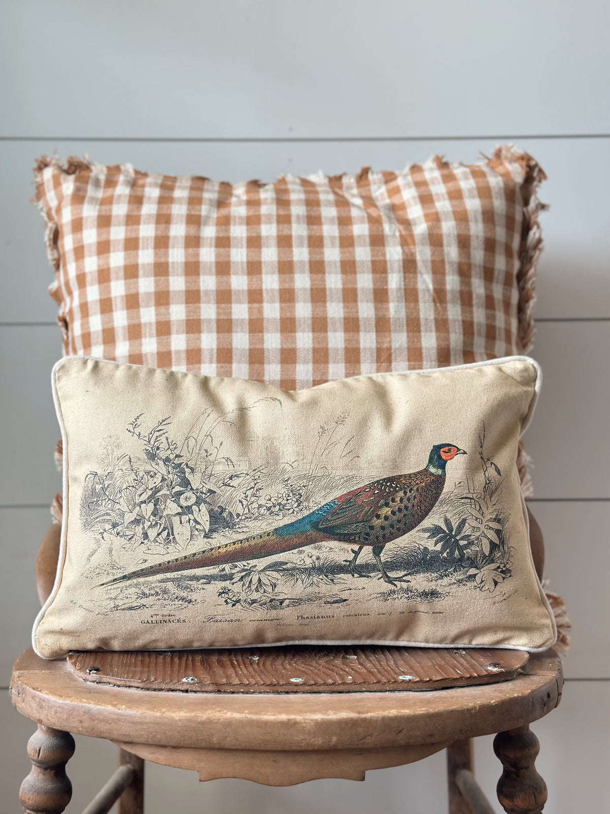Pheasant Lumbar Pillow