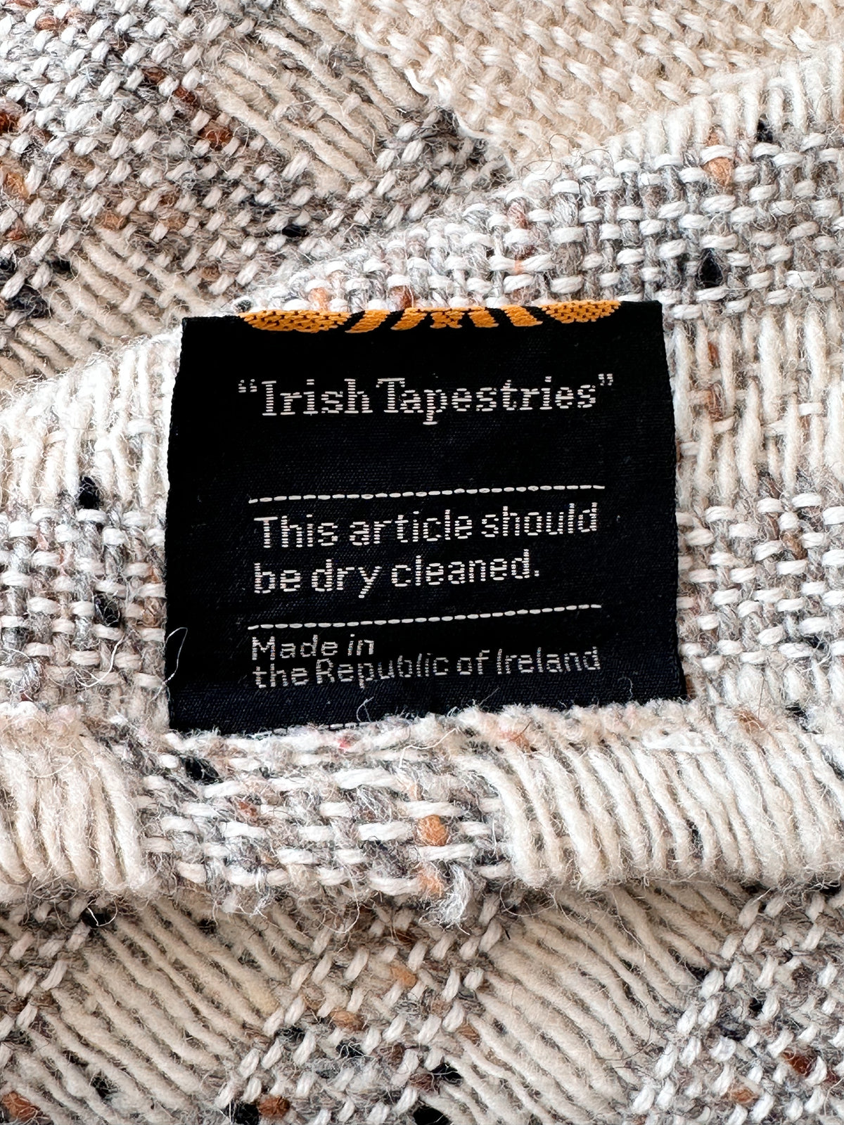 1970’s Vintage Irish Tapestries Wool Blanket