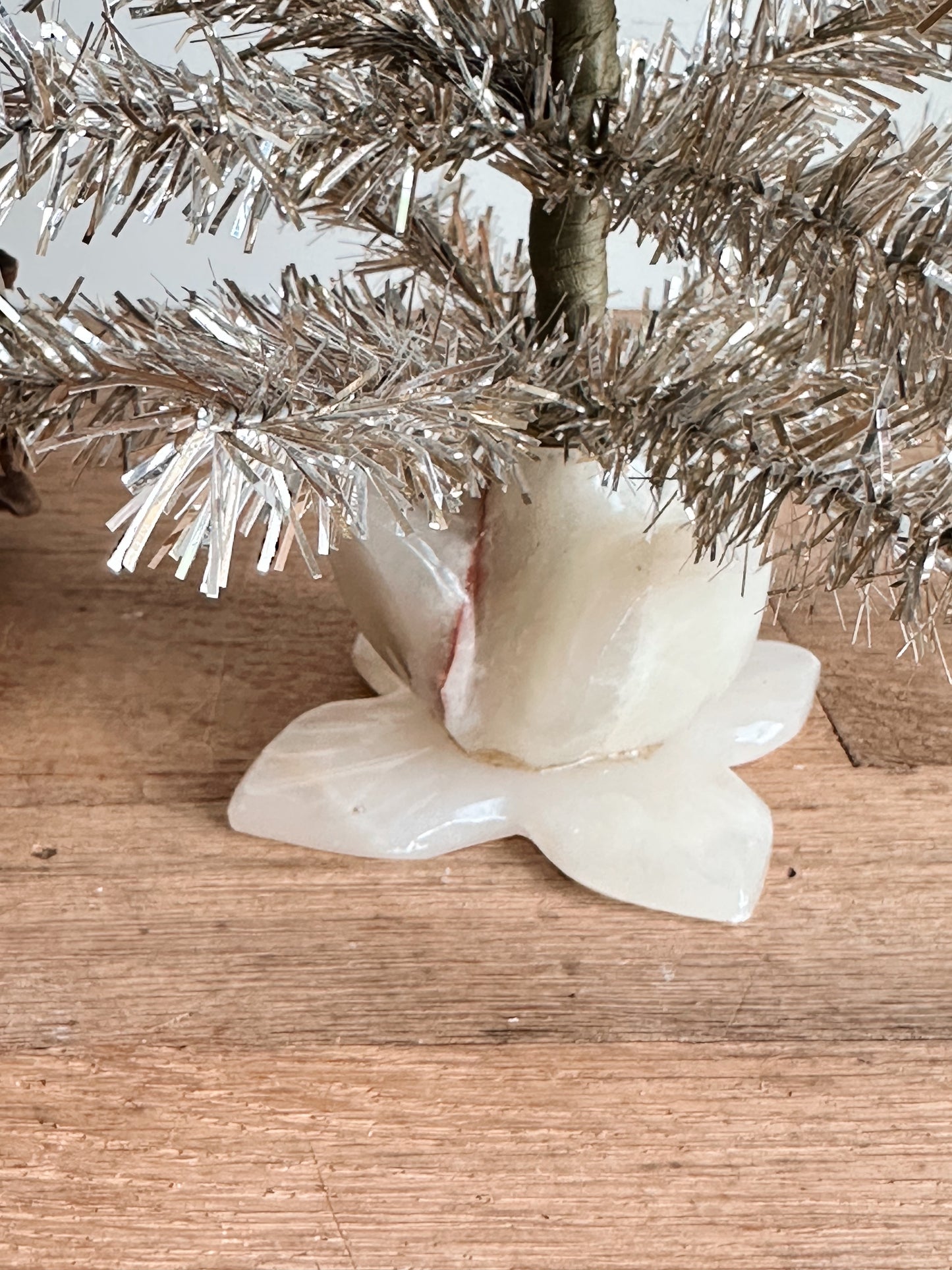 Vintage Marble Tinsel Tree