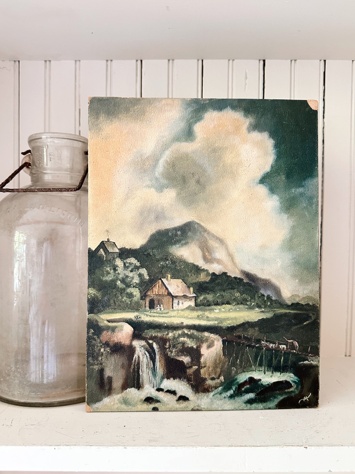 Original 1936 Vintage Painting