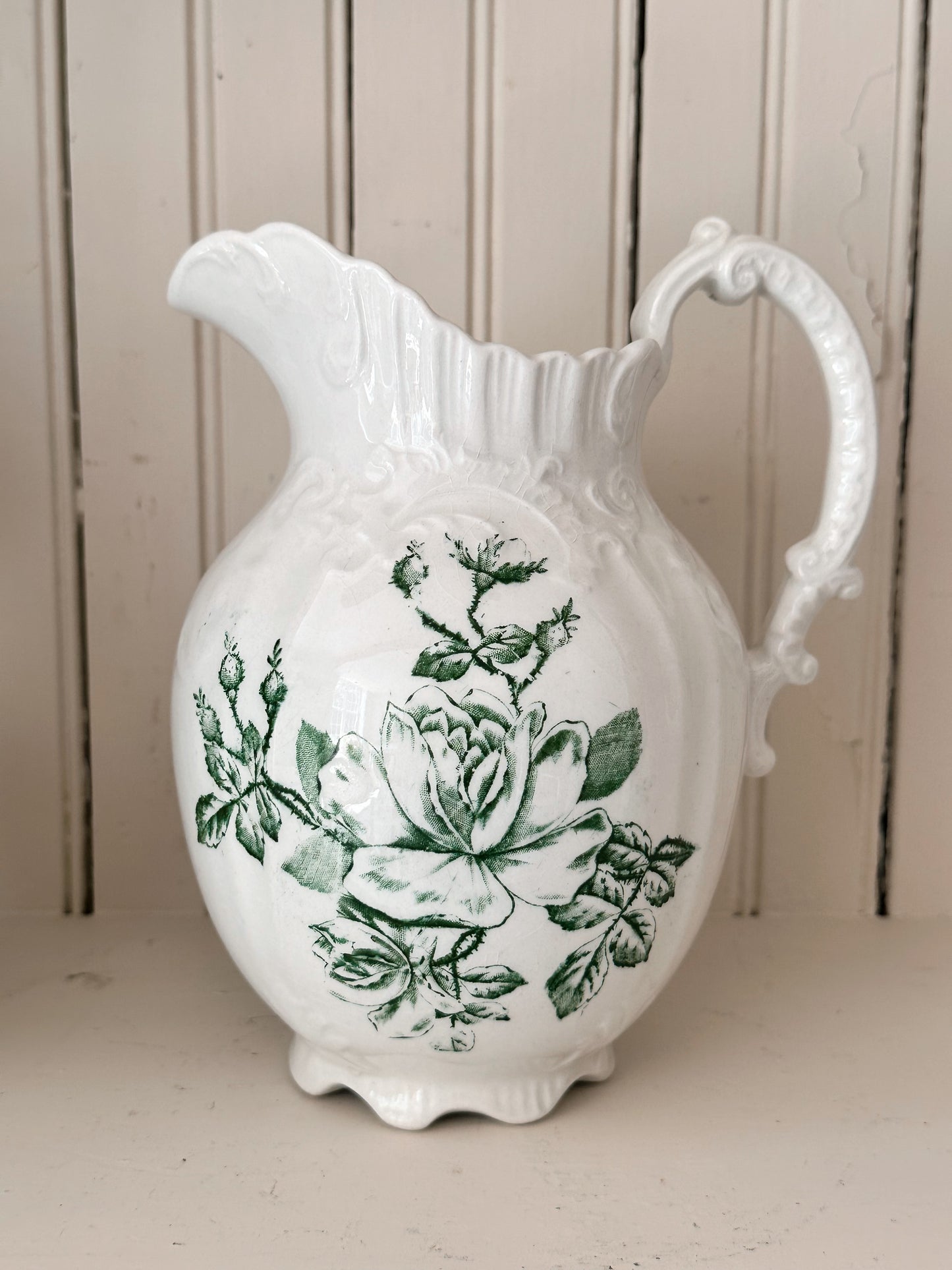 Antique Transferware Pitcher