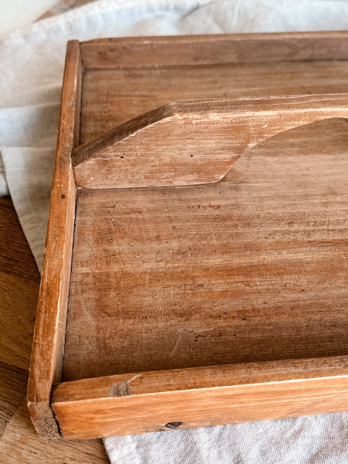 Handmade Vintage Wooden Carrier