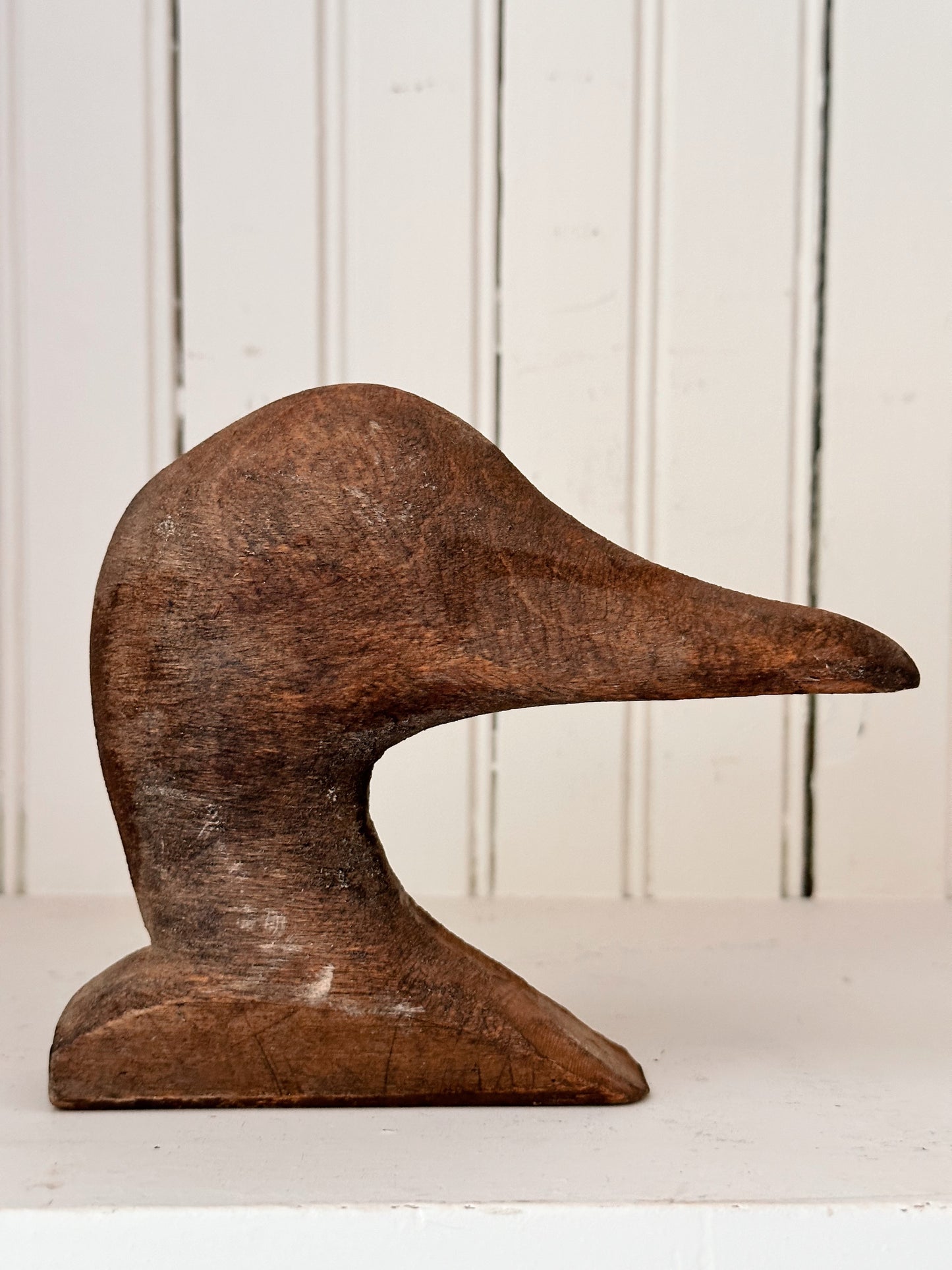 Vintage Wood Duck Decoy Head