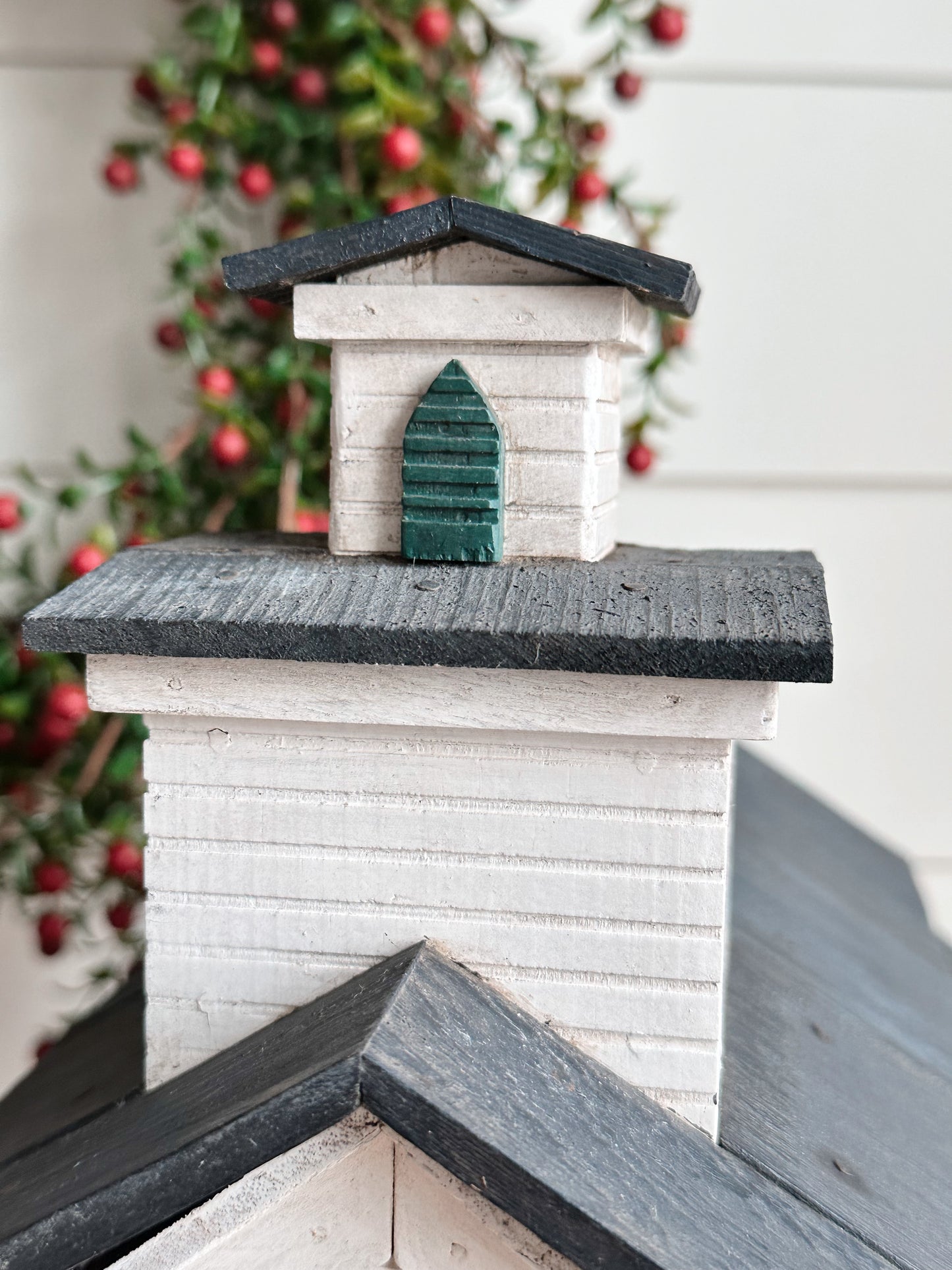 Handmade Church Birdhouse