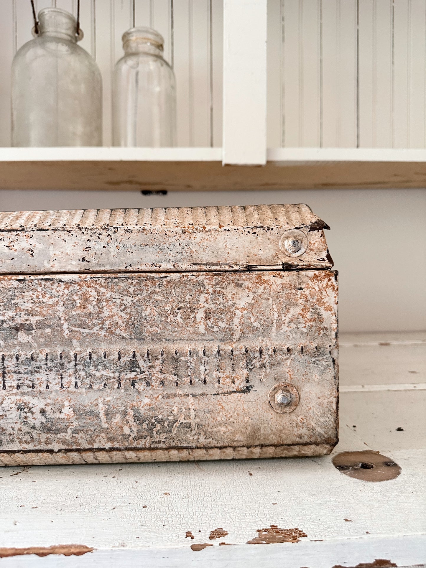 Beautiful Old Metal Trunk