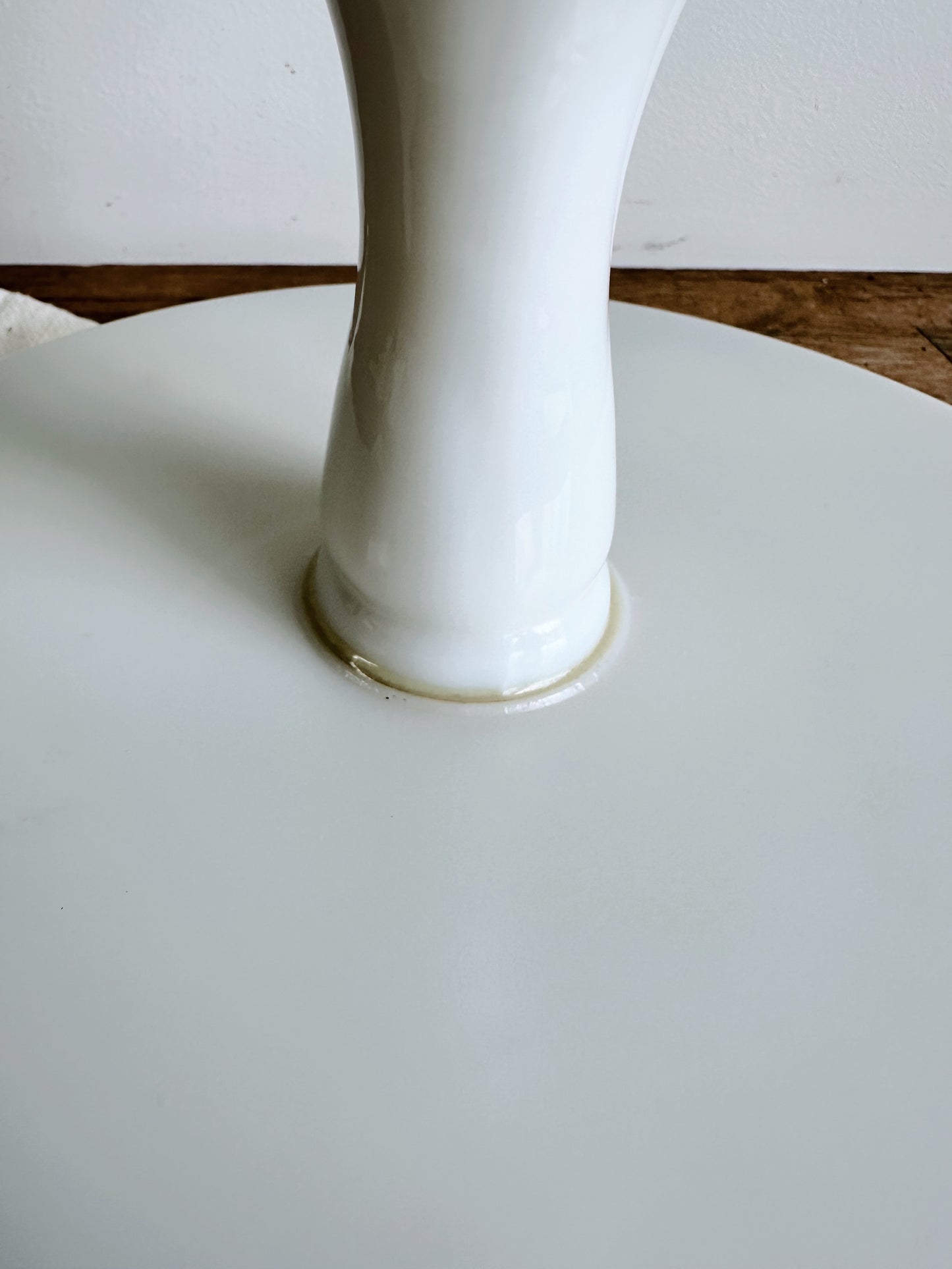 Vintage Milk Glass Cake Stand