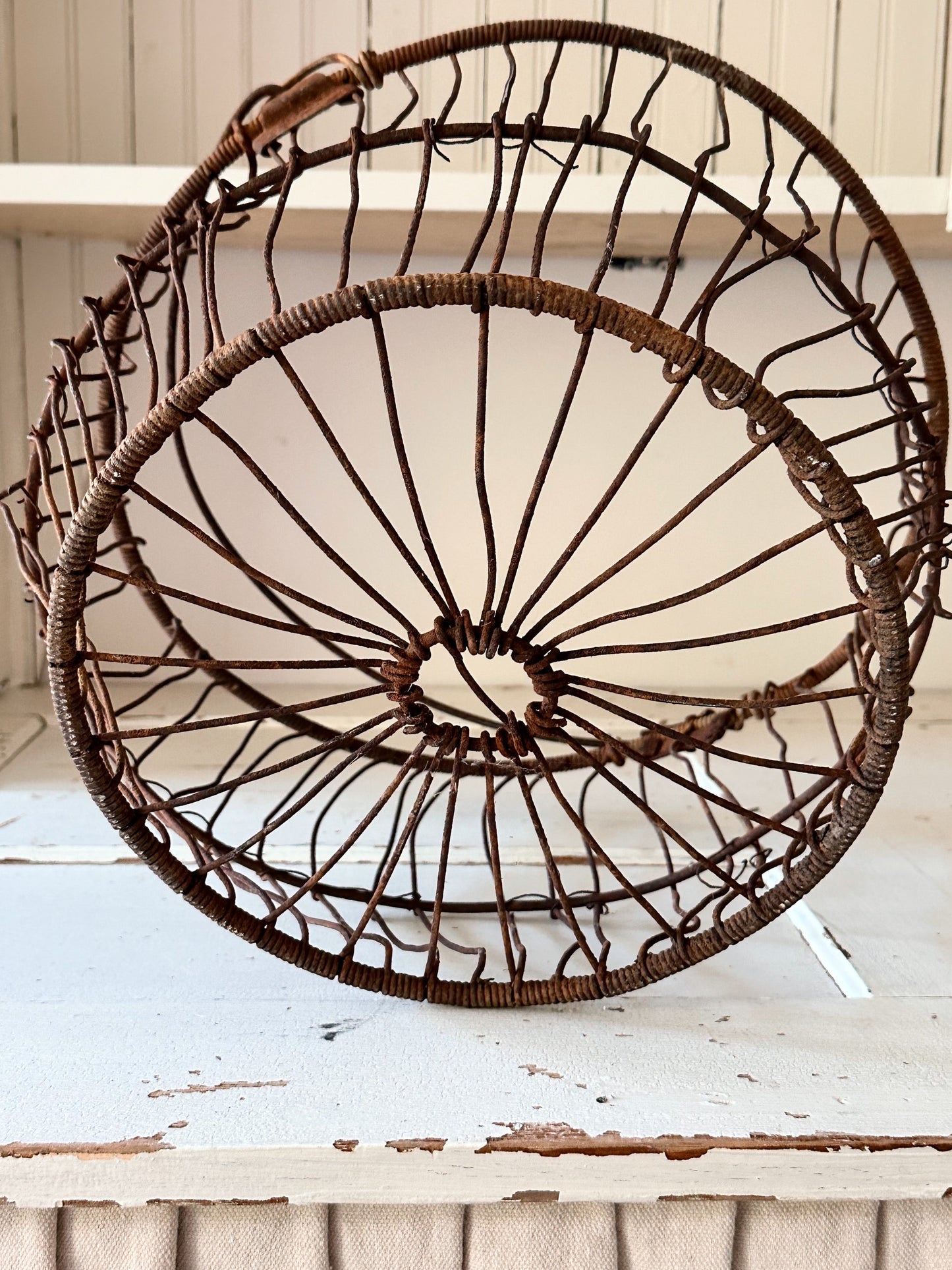 Vintage Oyster Basket