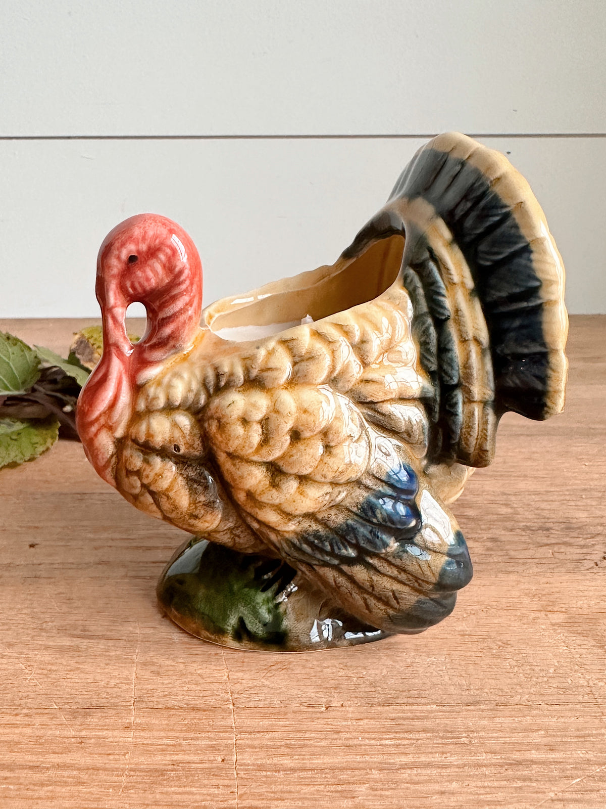 Woodland Berry - Vintage Turkey Planter