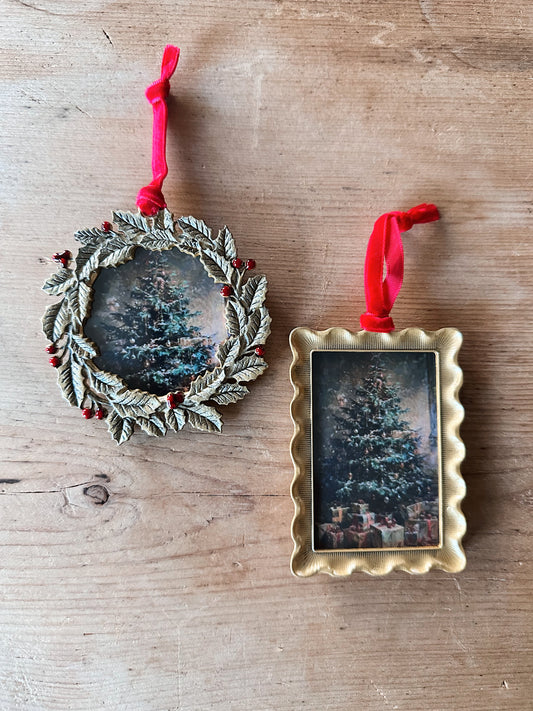 Pair Of Frame Ornaments