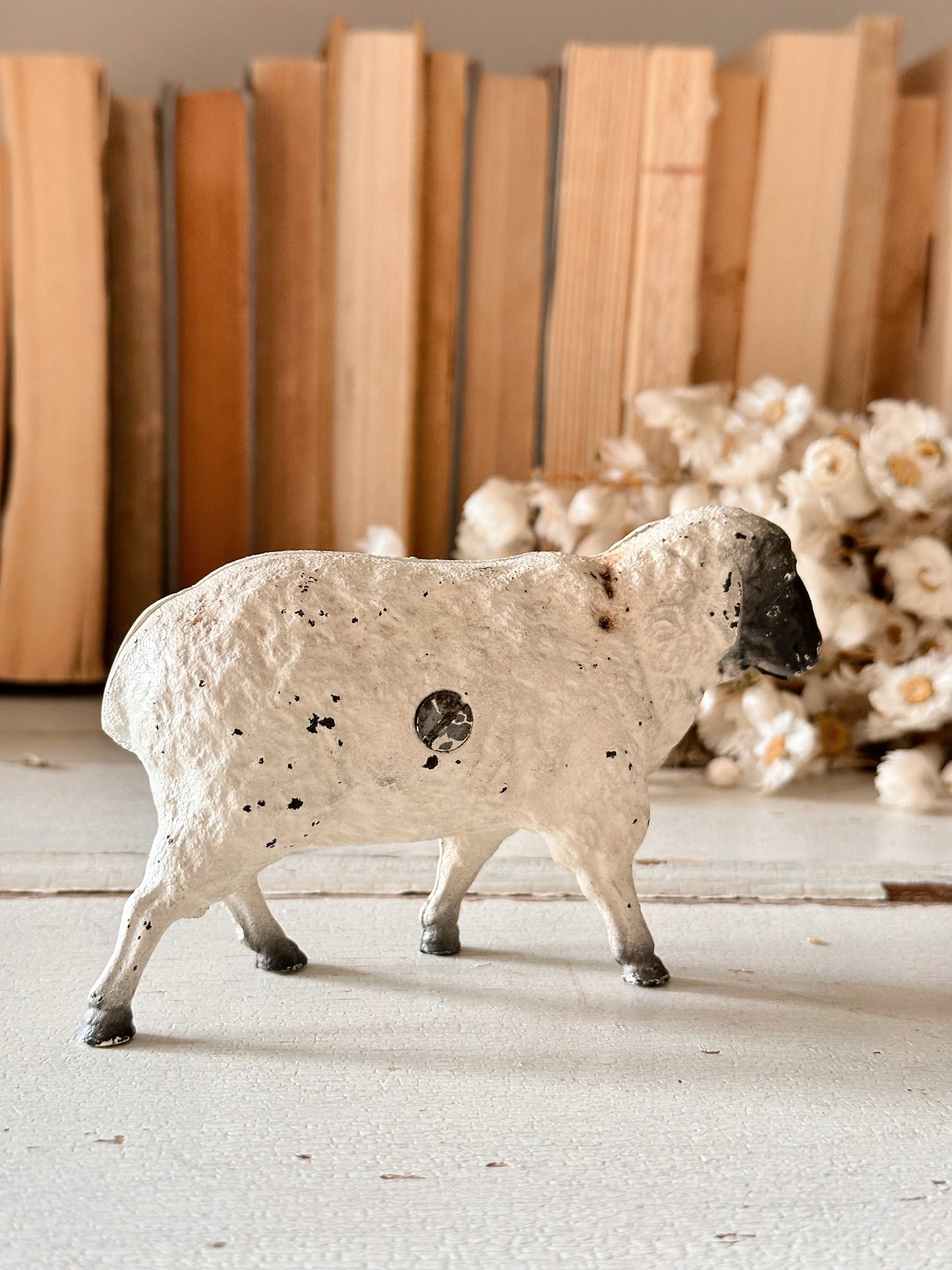 Vintage Cast Iron Sheep Bank