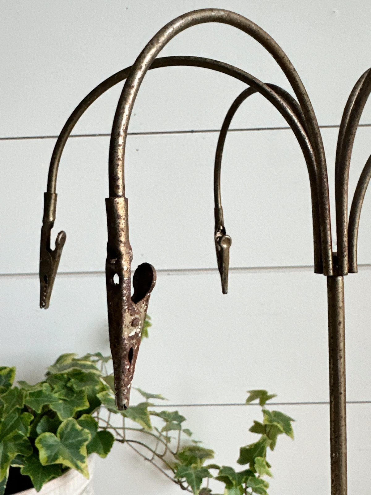 Vintage Brass Lady’s Glove Holder