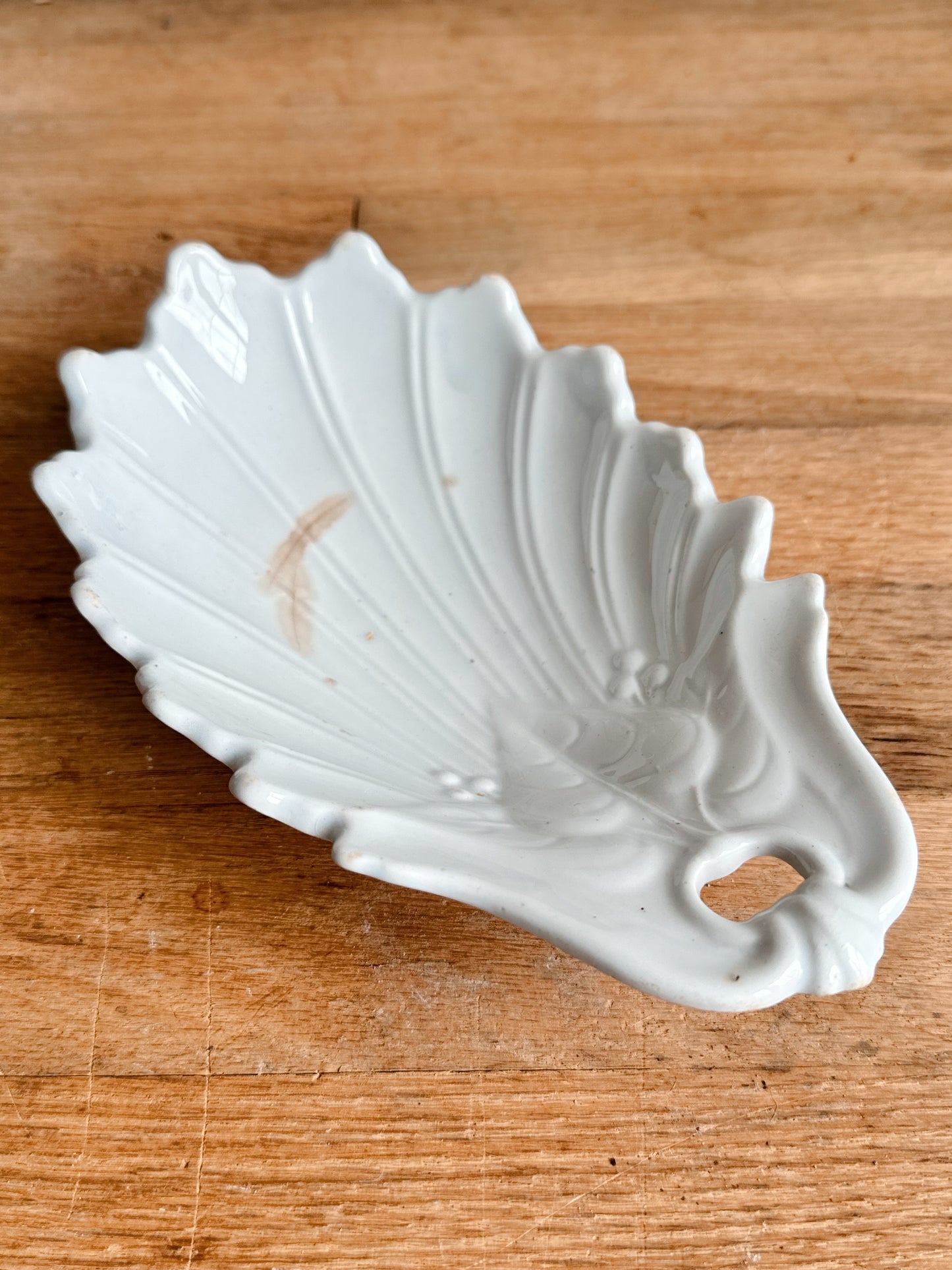 Antique John Maddock Ironstone Relish Dish