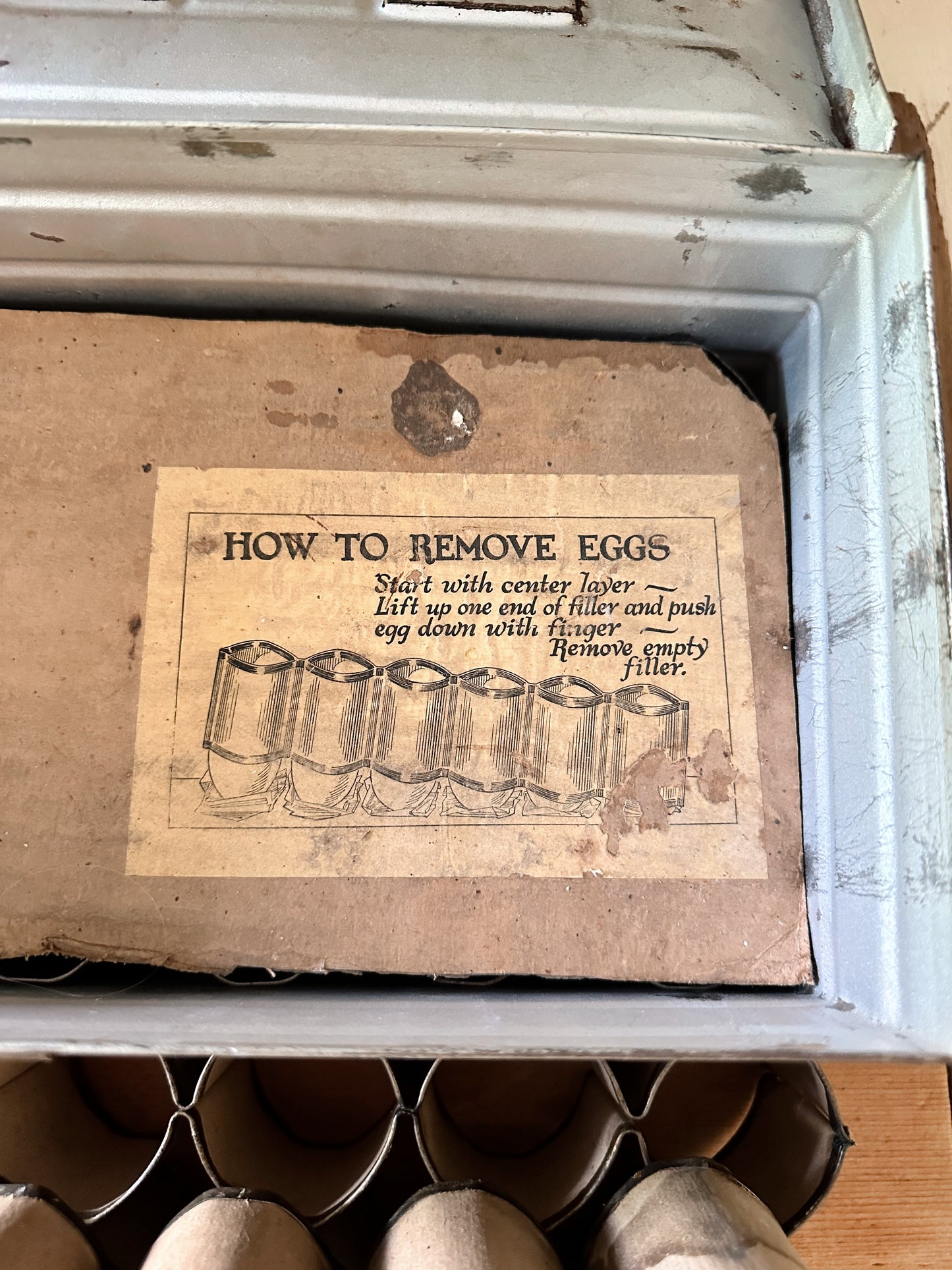 Antique Egg Shipping Box