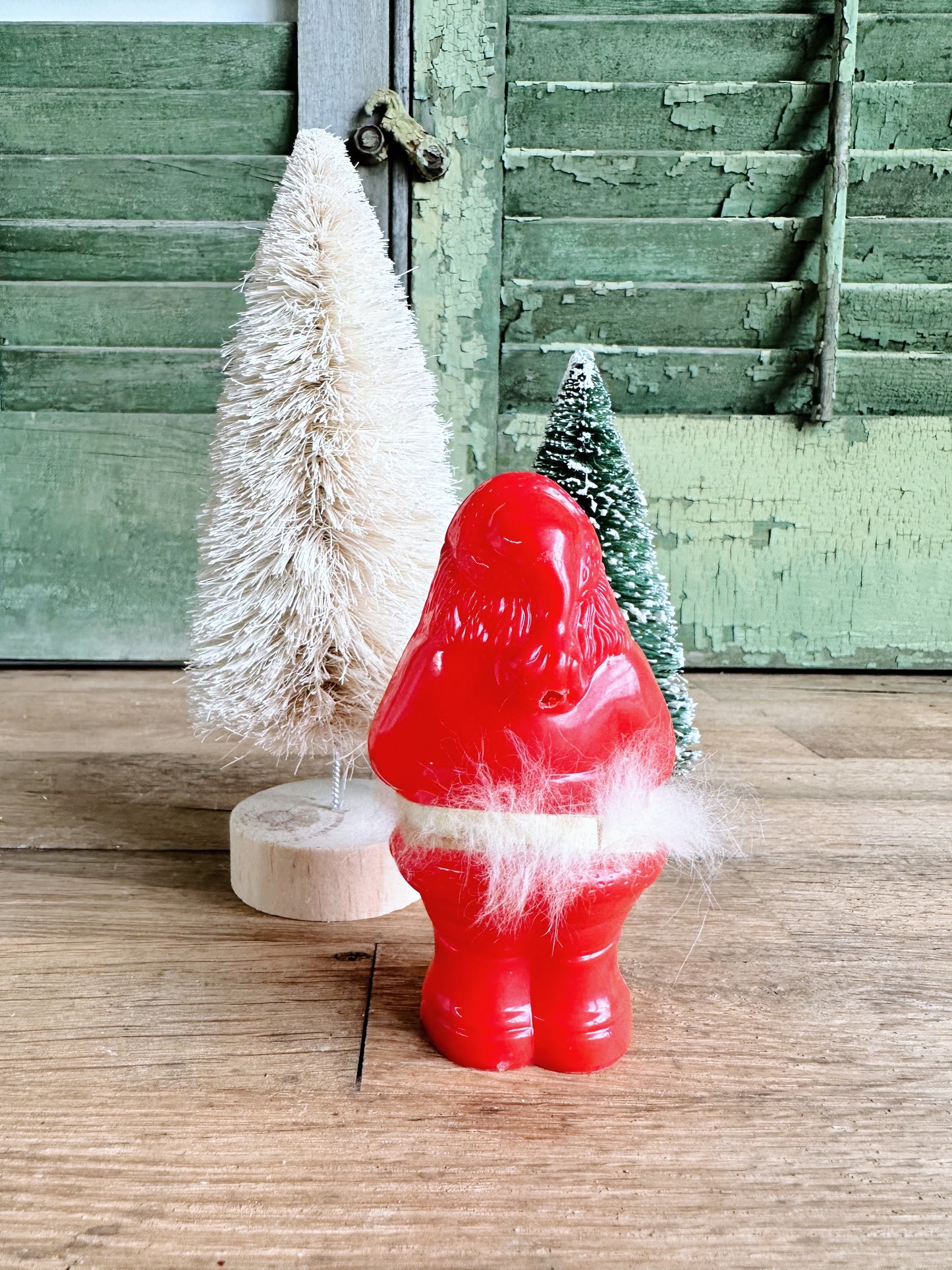 Vintage Plastic Santa Rattle