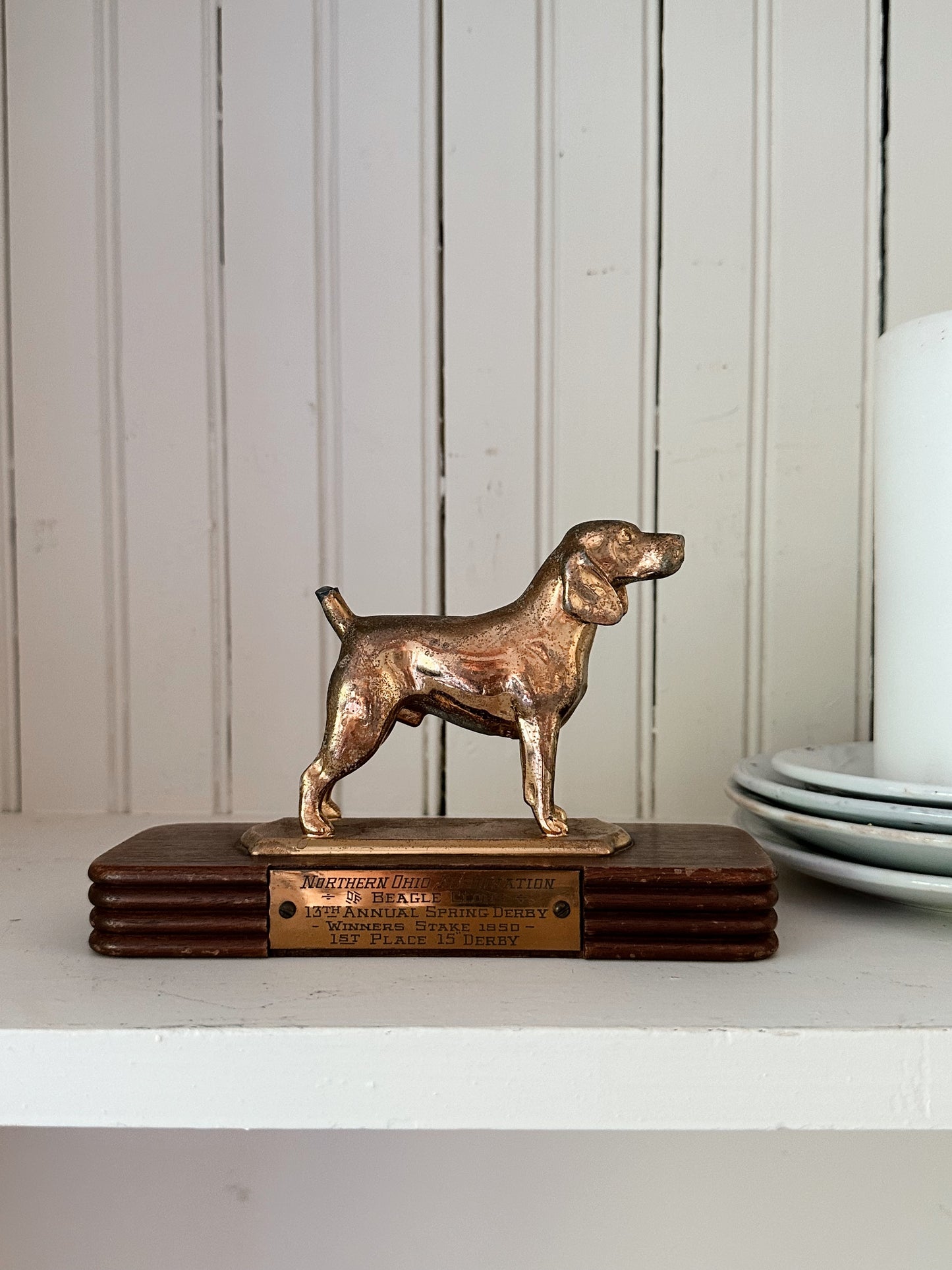 Vintage Dog Trophy