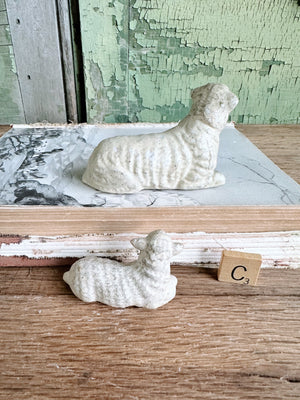 Collection of Two Vintage Sheep