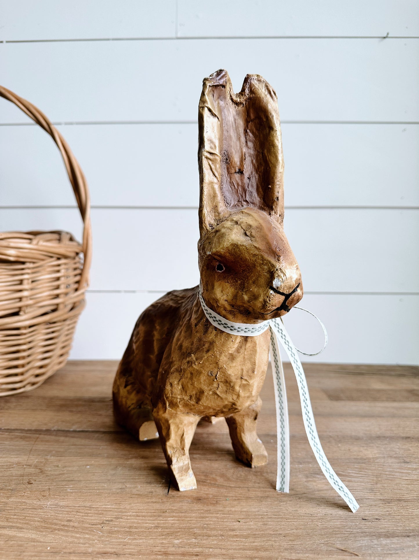 Vintage Resin & Paper Mache Bunny