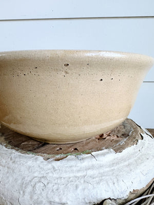 Pretty Vintage Stoneware Bowl