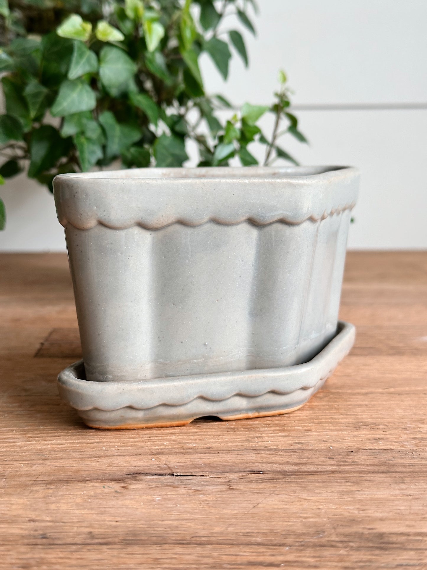 Vintage Diamond Shaped Planter
