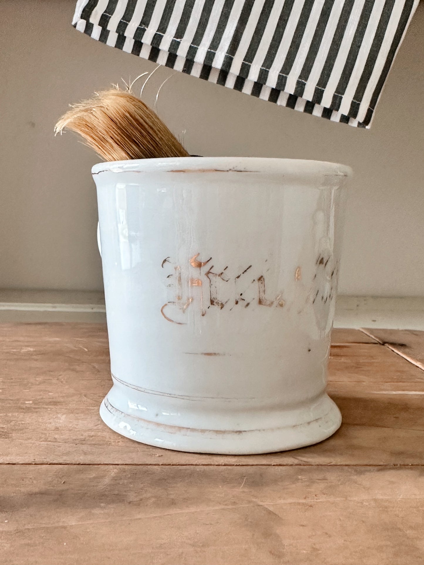 Vintage Shave Mug & Brush