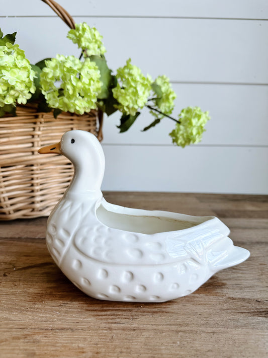 You Choose the Scent - Duck Planter Vintage Vessel Candle