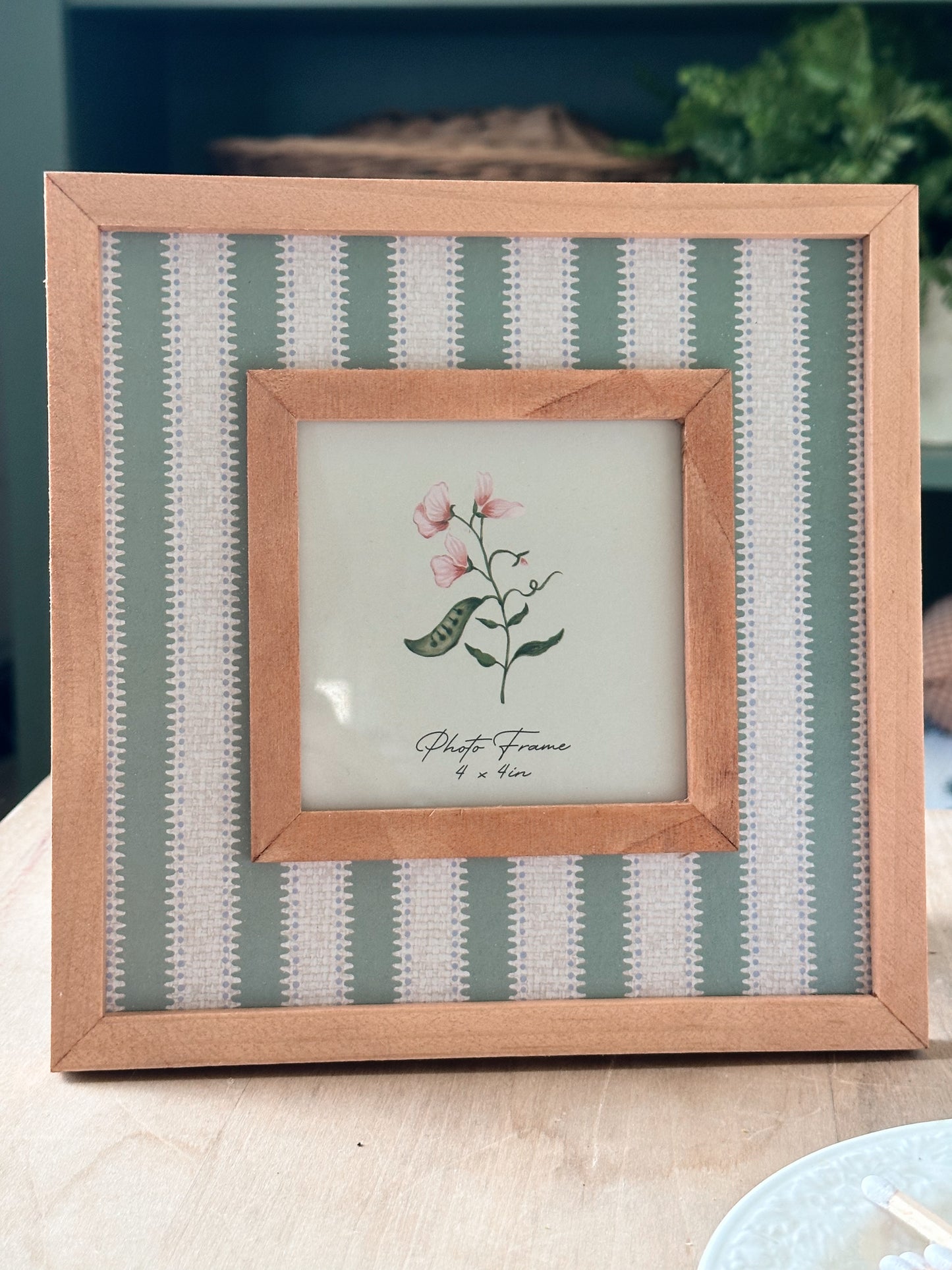 Cottage Stripes Picture Frame