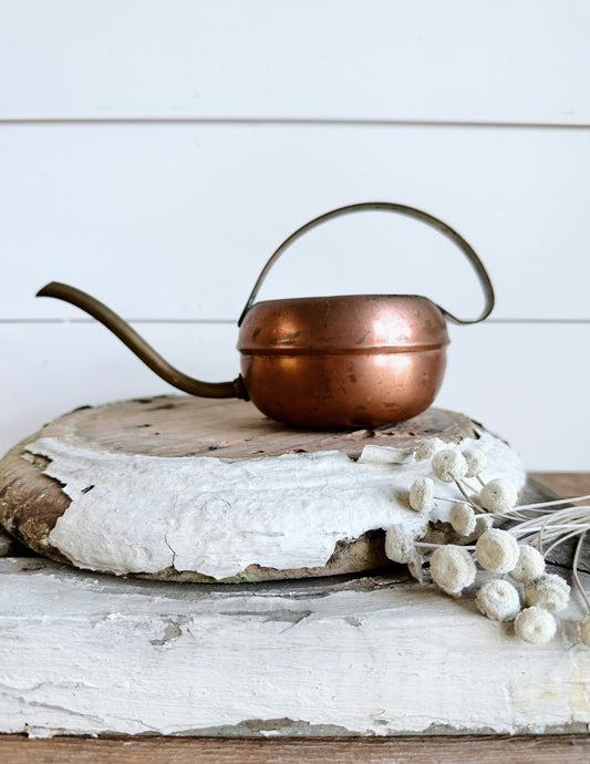 Vintage Copper and Brass Watering Can