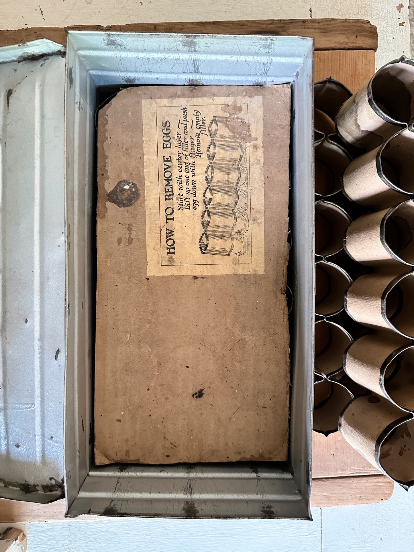 Antique Egg Shipping Box