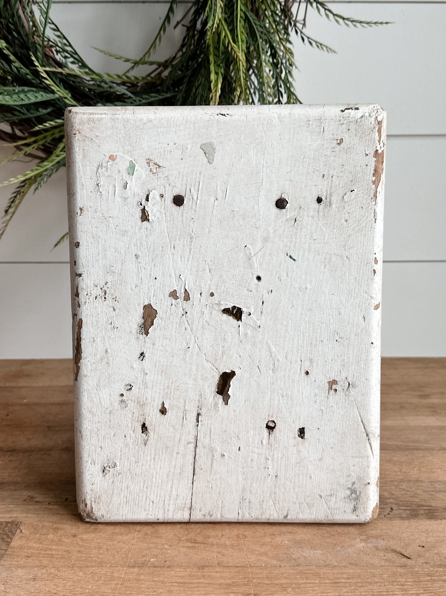 Chippy Vintage Wooden Stool