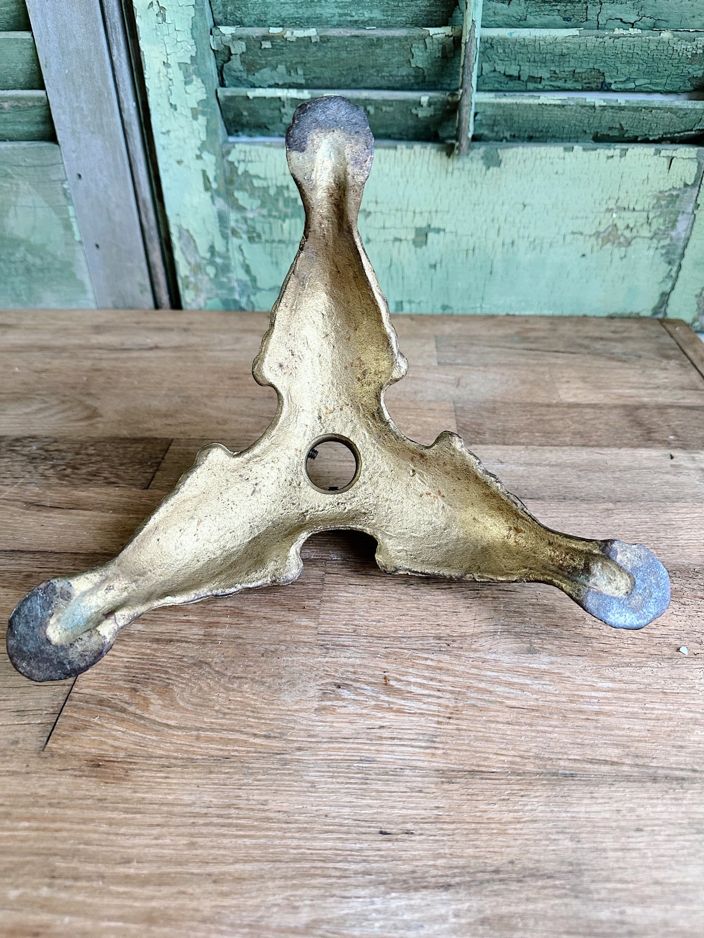 Antique Cast Iron Flag Stand