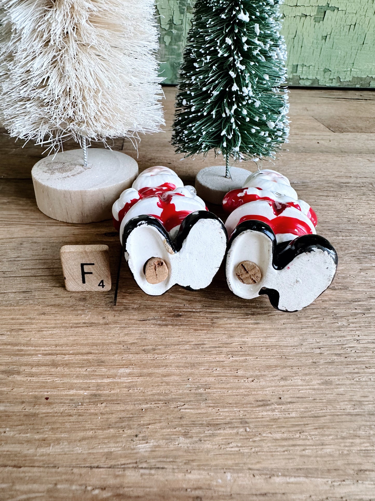 Vintage Santa Salt and Pepper Shakers