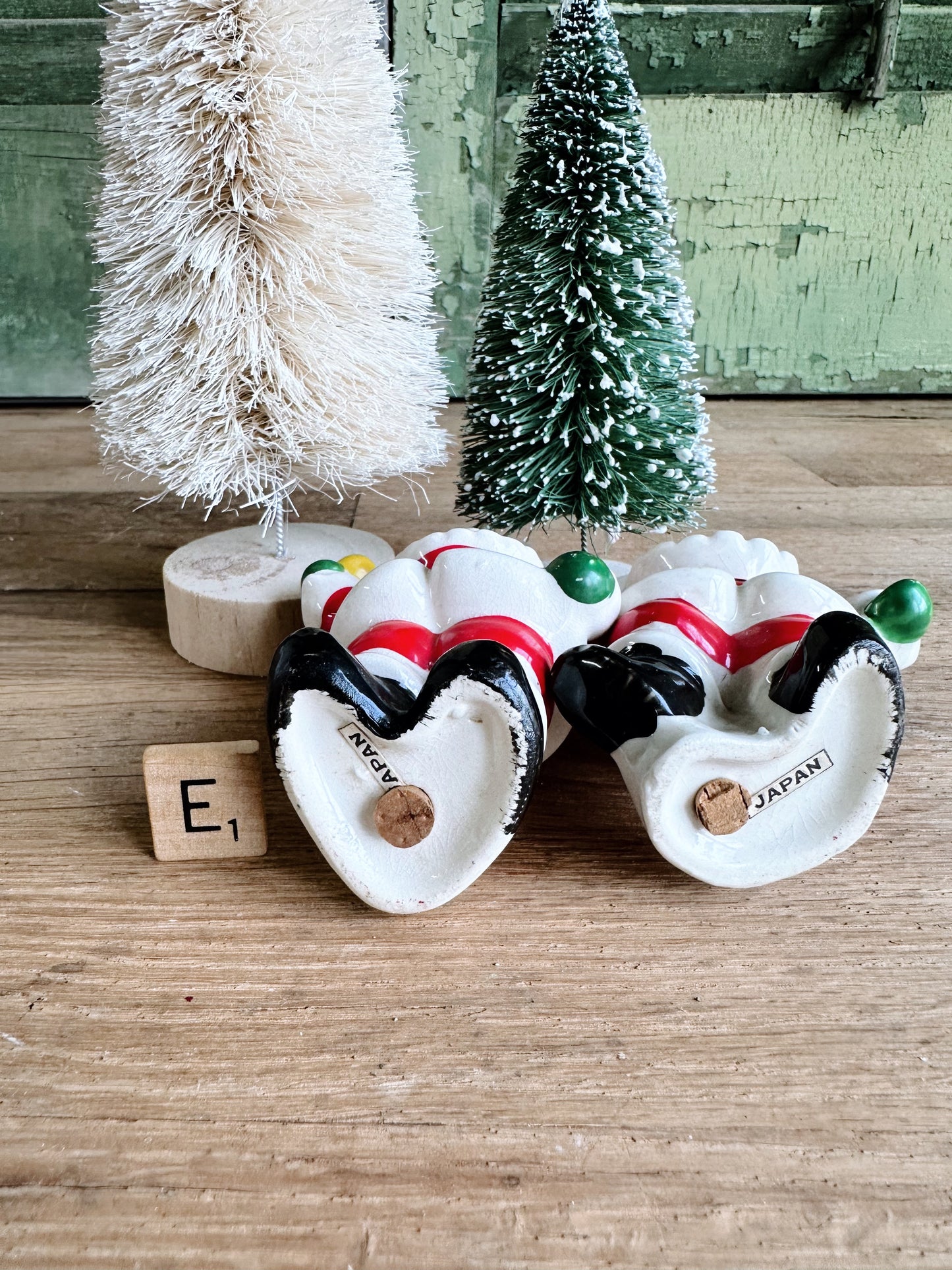 Vintage Santa Salt and Pepper Shakers