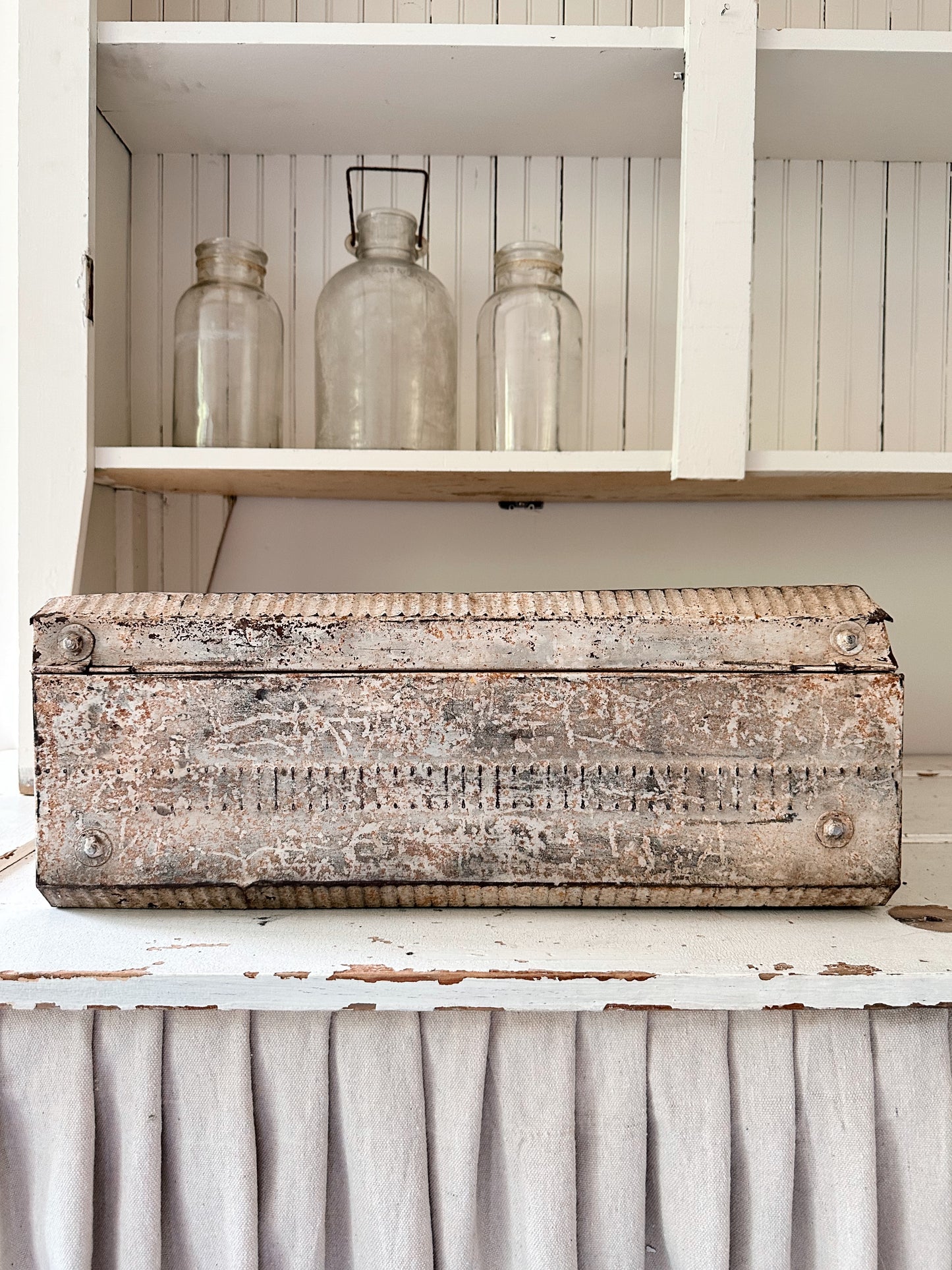 Beautiful Old Metal Trunk