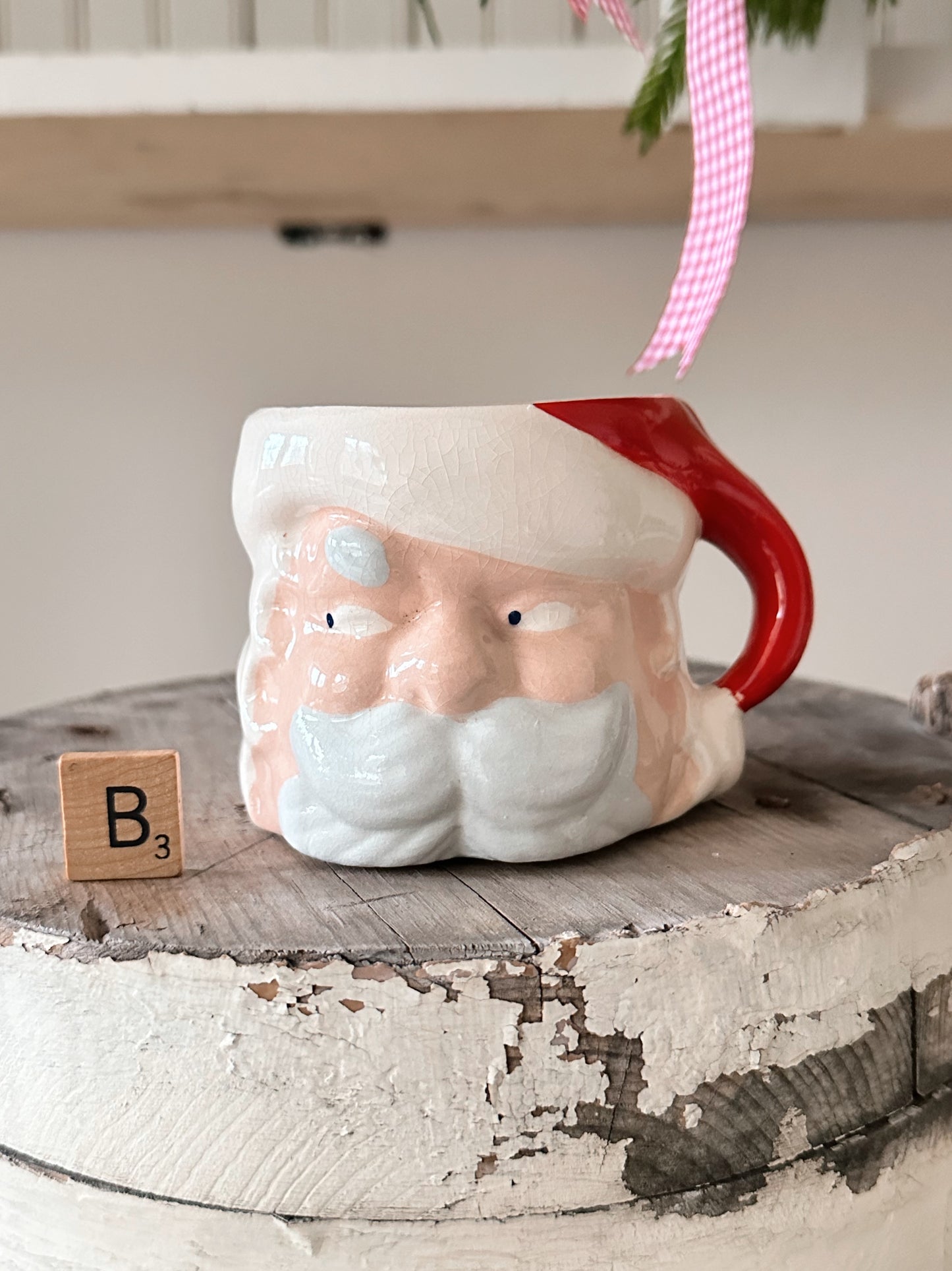 Vintage Santa Mug