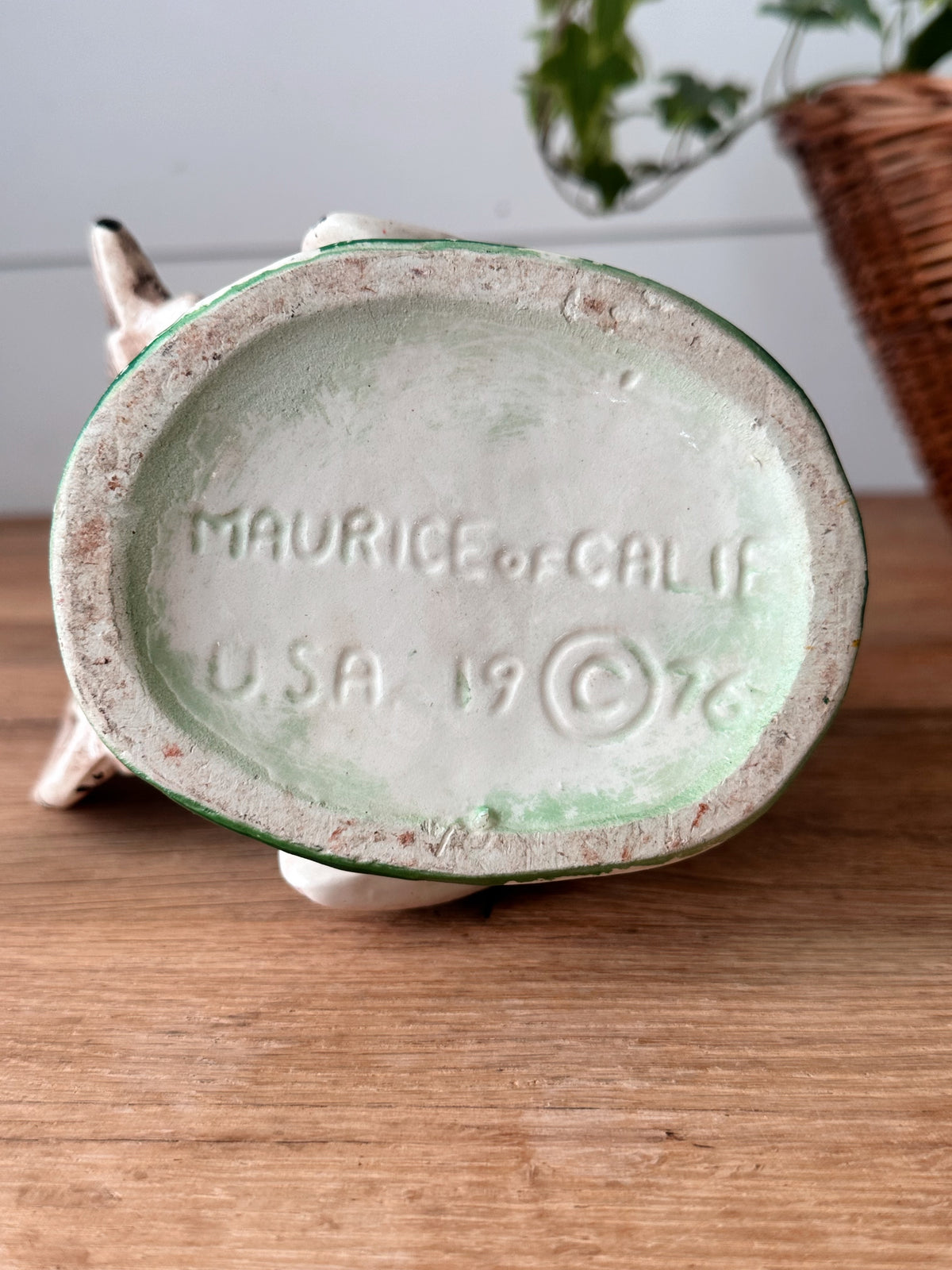 Vintage Turkey Planter