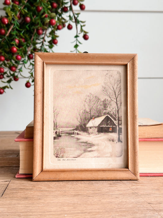 Petite Vintage Print, The Old Homestead
