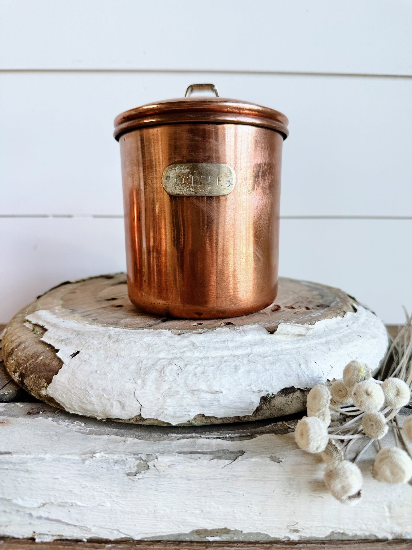 Vintage Copper Guild Nesting Canisters