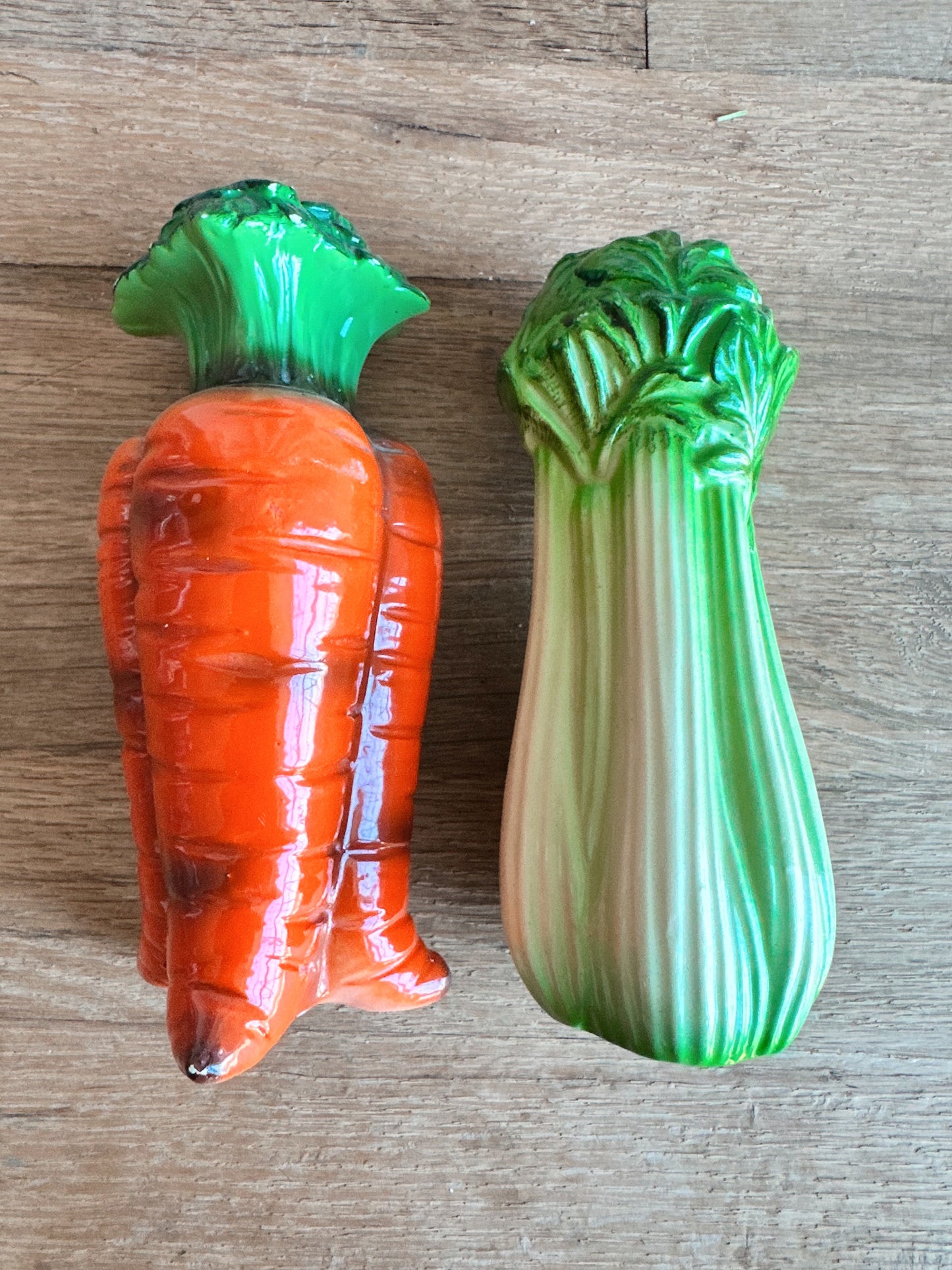 Vintage Carrot & Celery Salt and Pepper Shakers