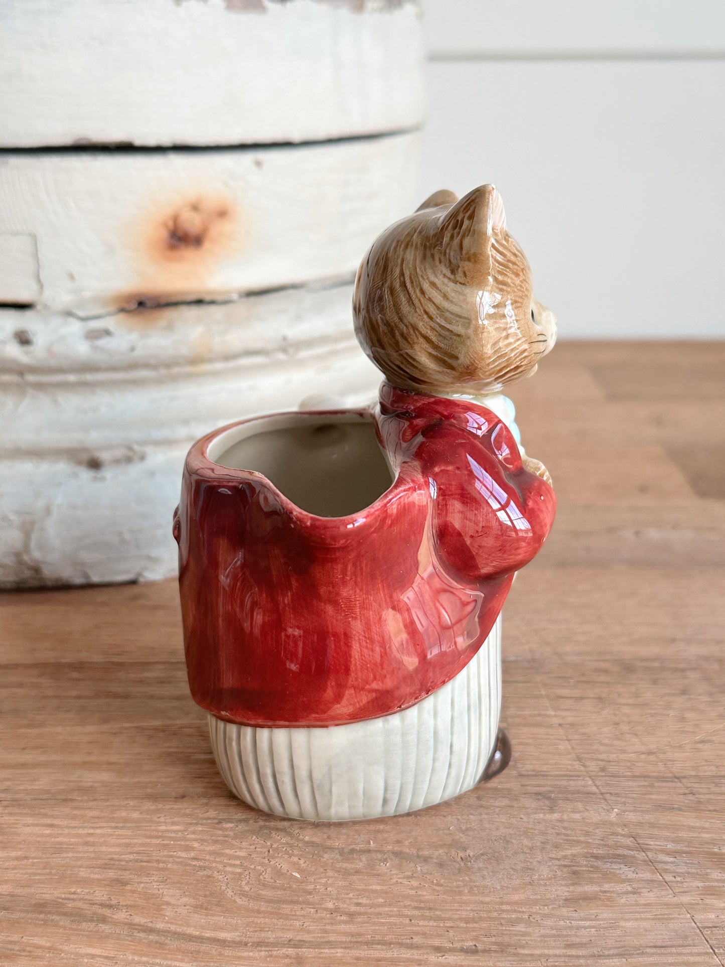 Vintage Hand Painted Otagiri Cat Creamer (Japan)