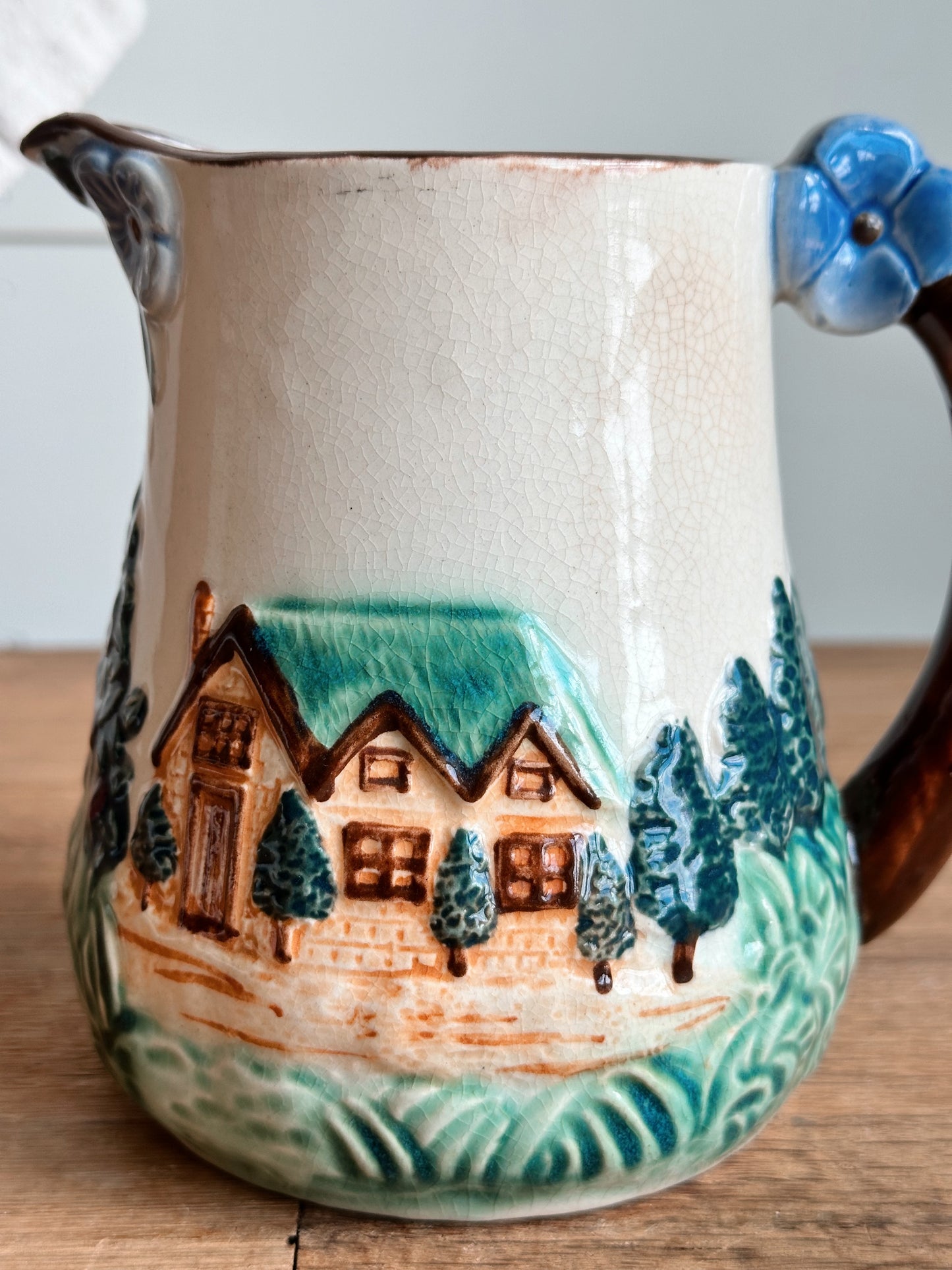 Vintage Cottage Pitcher, Japan